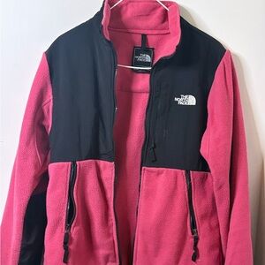 The North Face Vibrant Pink and Black Jacket